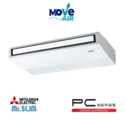 แอร์แขวนใต้ฝ้า Mitsubishi Electric 48,109 BTU รุ่น PC-M48KAKL-TH.TH / PU-M48YAK-TH.TH (รีโมทไร้สาย) Fixed Speed 380 V