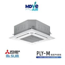 แอร์ฝังฝ้าสี่ทิศทาง Mitsubishi Electric 41,968 BTU รุ่น PLY-M42EA2-TH / PUY-M42VKA2-TH (รีโมทมีสาย) Inverter 220 V