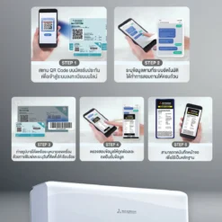 แอร์ติดผนัง Mitsubishi Heavy Duty 15,385 BTU รุ่น SRK15YYM-W1 Inverter 220 V - Image 3