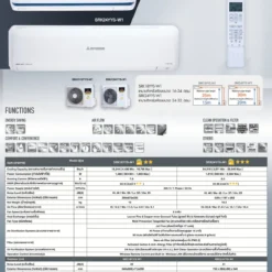 Alternative view of แอร์ติดผนัง Mitsubishi Heavy Duty 12,406 BTU รุ่น SRK13YYS-W1 Inverter 220 V