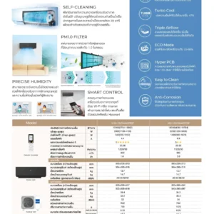 Alternative view of แอร์ HAIER รุ่น UV COOL PREMIUM (INVERTER) Wi-Fi และ PM1.0 FILTER