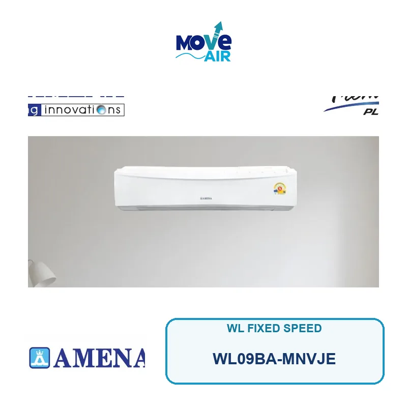 แอร์ติดผนัง Amena 9,500 BTU รุ่น WL09BA-MNVJE Fixed Speed 220 V