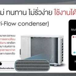 Alternative view of แอร์ติดผนัง Mitsubishi Electric 9,212 BTU รุ่น MS-GY09VF Fixed Speed 220 V