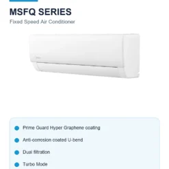 Alternative view of แอร์ติดผนัง Midea 9,800 BTU รุ่น MSFQ-09CRN8 ใหม่ Fixed Speed 220 V