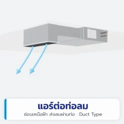 แอร์ต่อท่อลม (Concealed Duct Type)
