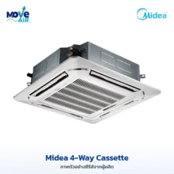 แอร์ Midea 4-Way Cassette ภาพจากผู้ผลิต - มูฟแอร์
